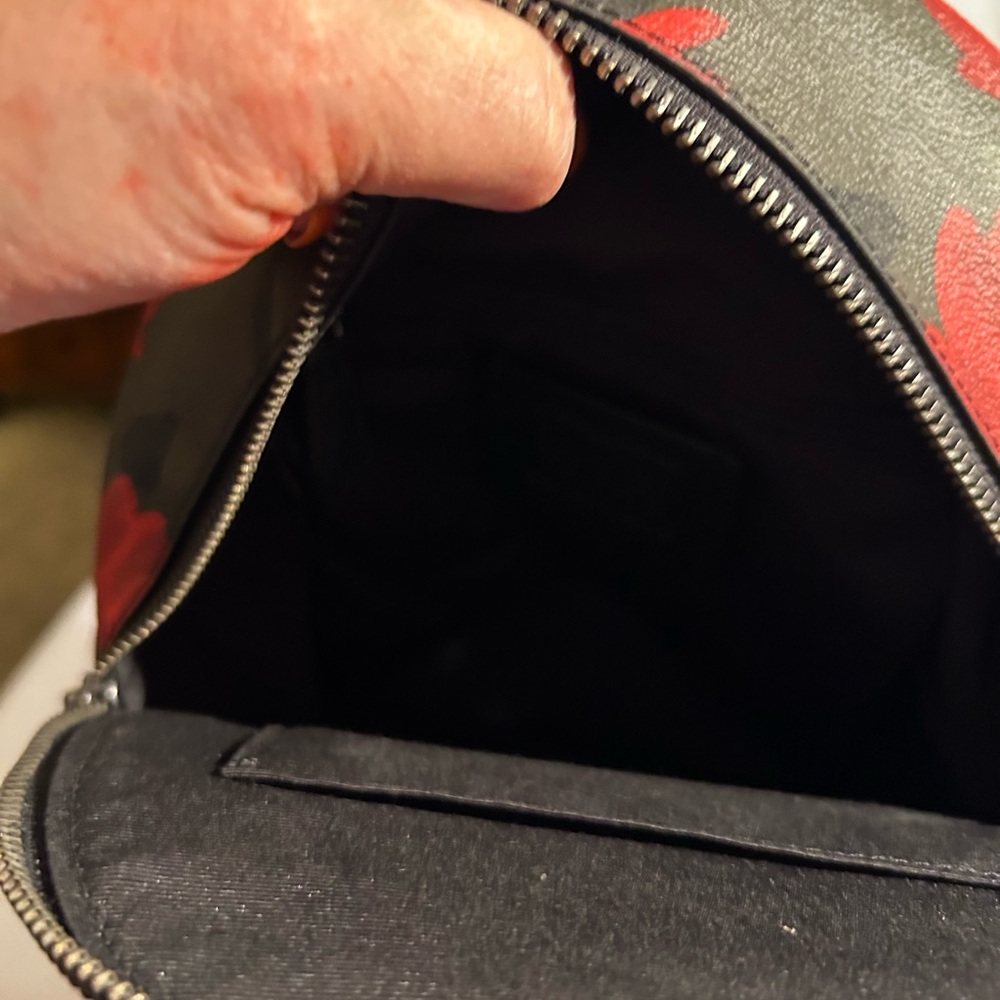 Coach Rose Mini Backpack With Star Patch Euc - image 5